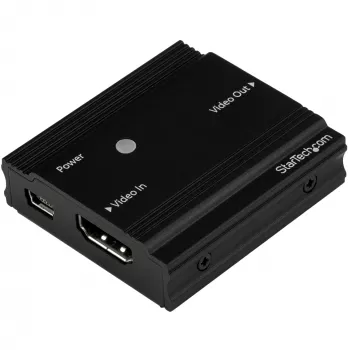 StarTech.com HDMI signāla pastiprinātājs - HDMI pagarinātājs - 4K 60Hz, 3840 x 2160 pikseļi, AV atkārtotājs, 35 m, Melns, HDCP
