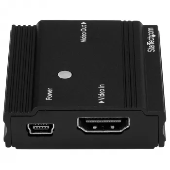 StarTech.com HDMI signāla pastiprinātājs - HDMI pagarinātājs - 4K 60Hz, 3840 x 2160 pikseļi, AV atkārtotājs, 35 m, Melns, HDCP