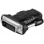 Microconnect HDM19F24 kabeļu dzimumu pārveidotājs HDMI veids A DVI-D Dual Link (24+1 kontakts) Melns