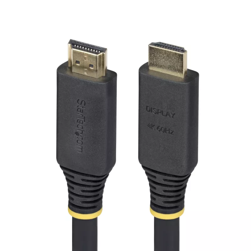 StarTech.com 10 m (32,8 pēdas) aktīvs ātrgaitas HDMI kabelis, 4K 60 Hz/1440p 144 Hz, HDR10/HDCP 2.2/ARC, 18 Gbps, UHD HDMI 2.0 vads televizoram/monitoram/displejam, TPE apvalks