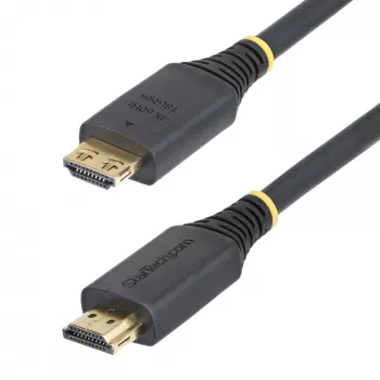 StarTech.com 15 ft (4,5 m) ātrgaitas HDMI kabelis ar satverošiem savienotājiem, 4K 60Hz/1440p 144Hz, HDR10/HDCP 2.2/ARC, 18 Gbit/s, UHD HDMI 2.0 vads televizoram/monitoram/displejām, TPE apvalks