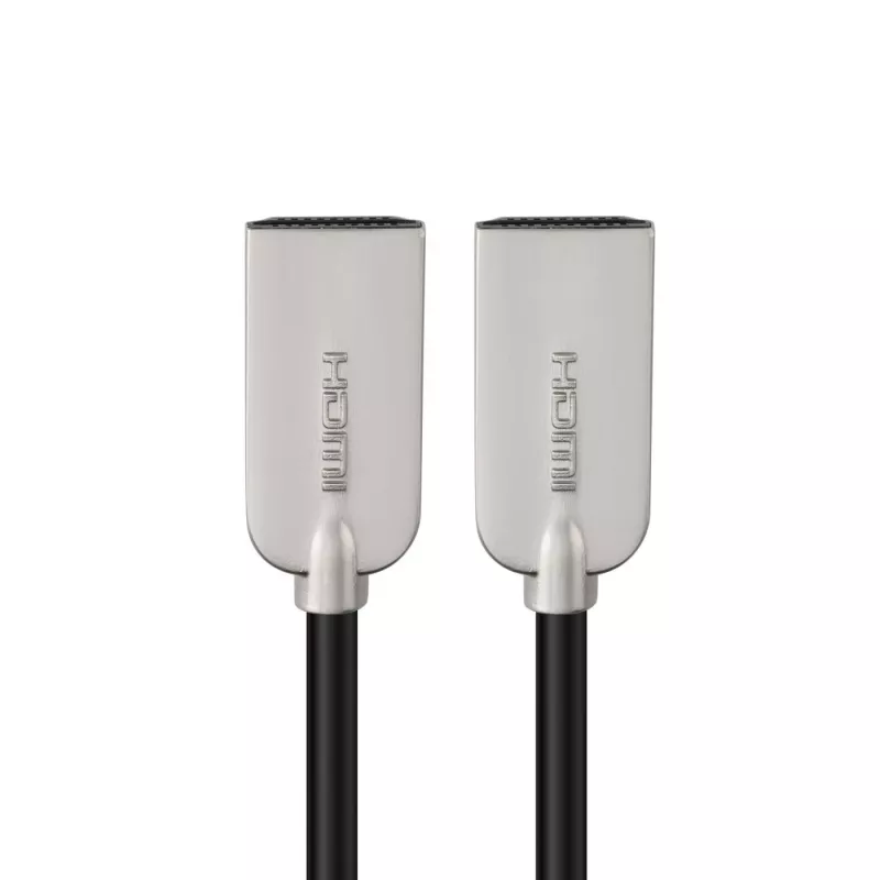 Microconnect HDMISUPERSLIM1M HDMI kabelis 1 m HDMI Type A (standarta) melns, metālisks
