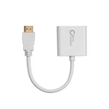 Microconnect HDMVGA1 video kabeļa adapteris 0,15 m HDMI A tipa (standarta) VGA (D-Sub) balts