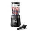 Galda blenderis Philips 5000 sērija HR3030/00 — 2 L stikla bļoda, 1200 W, ledus drupināšana, melns