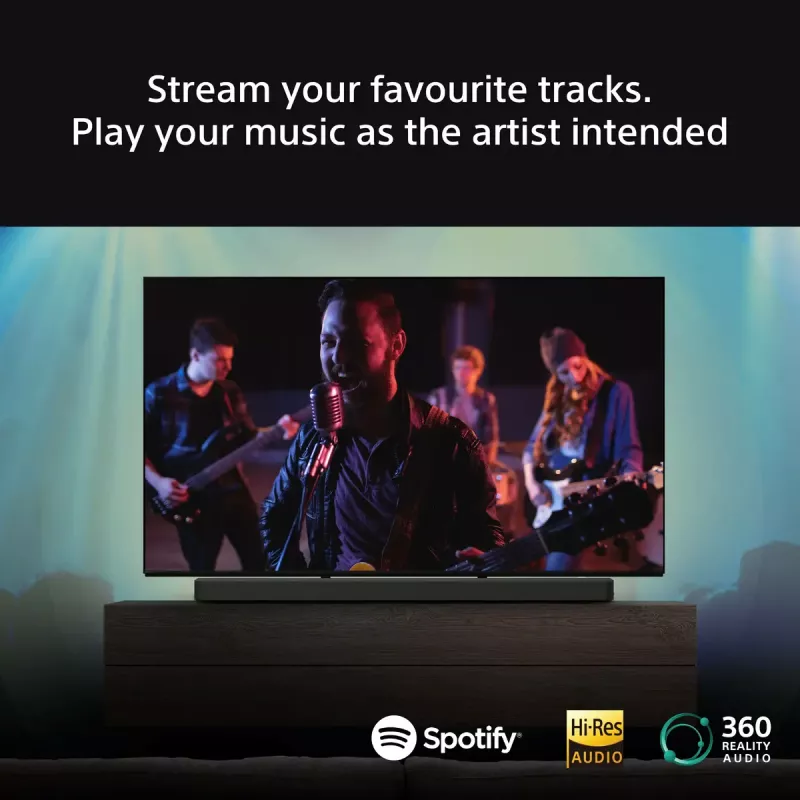 Sony BRAVIA Theatre Bar 8 – Dolby Atmos skaņas panelis, 11 skaļruņi, Wi-Fi, Bluetooth, 360 telpiskās skaņas kartēšana