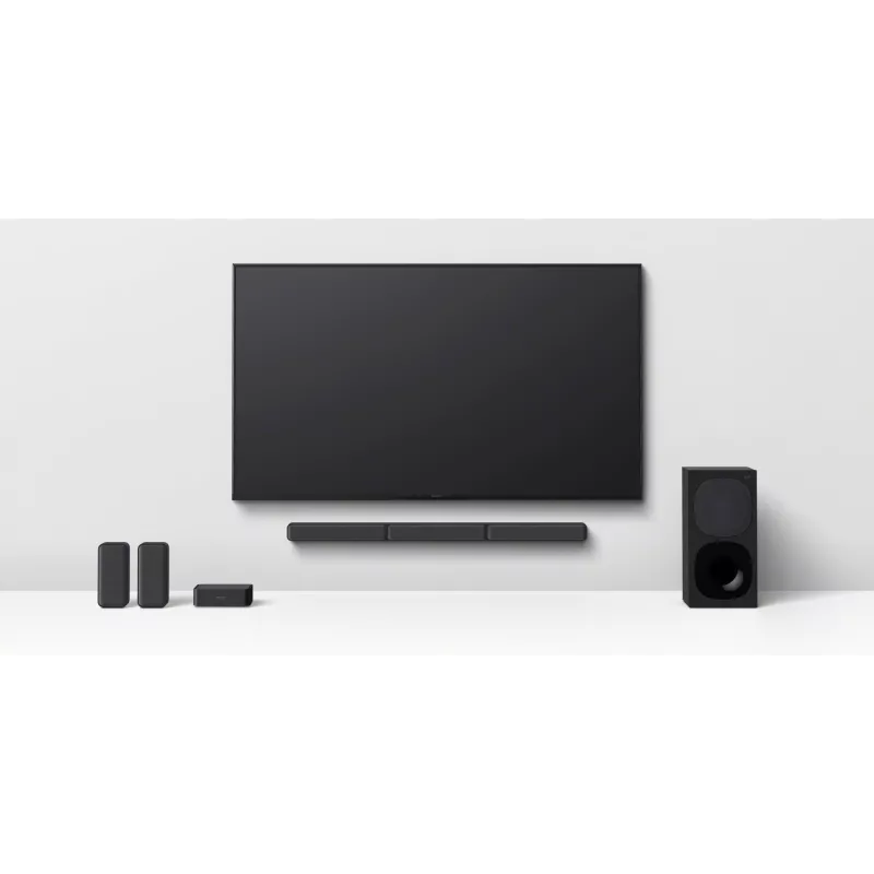 Mājas kinozāles skaļruņu sistēma Sony HT-S40R 5.1 kanāli 600 W Bezvadu Melna