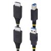 StarTech.com 1,8 m HDMI un USB 5 Gb/s KVM kabelis, 4K 60 Hz, HDMI 2.0 un USB kombinētais kabelis KVM slēdžiem