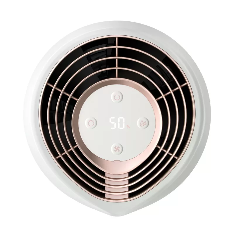 Mitrinātājs Philips HU2716/10 — 2 L tvertne, 17 W, 220–240 V, balts/rozā zelts, kompakts 220×220×350 mm