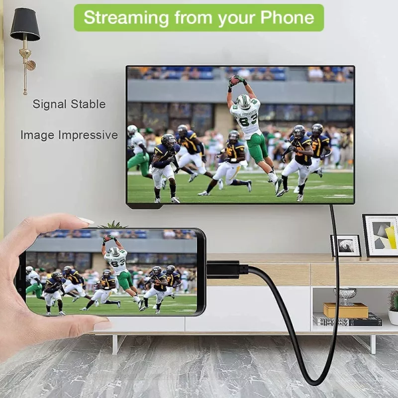 Techly Adaptera kabelis USB-C vīr. uz HDMI 2.0 4K vīr. 2m melns