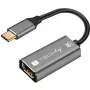 Techly IADAP-USBC-HDMI8 USB grafikas adapteris 7680 x 4320 pikseļi Melns, Sudraba