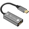 Techly IADAP-USBC-HDMI8 USB grafikas adapteris 7680 x 4320 pikseļi Melns, Sudraba