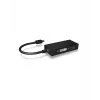 ICY BOX IB-AC1032 Mini DisplayPort DVI-D + VGA (D-Sub) + HDMI Melns