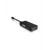 ICY BOX IB-AC1032 Mini DisplayPort DVI-D + VGA (D-Sub) + HDMI Melns