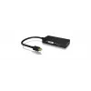ICY BOX IB-AC1032 Mini DisplayPort DVI-D + VGA (D-Sub) + HDMI Melns