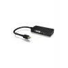 ICY BOX IB-AC1032 Mini DisplayPort DVI-D + VGA (D-Sub) + HDMI Melns