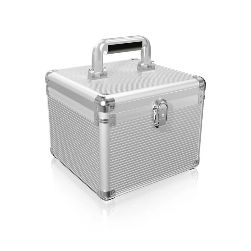 ICY BOX IB-AC628 čemodāns metāls, plastmasa sudraba krāsā