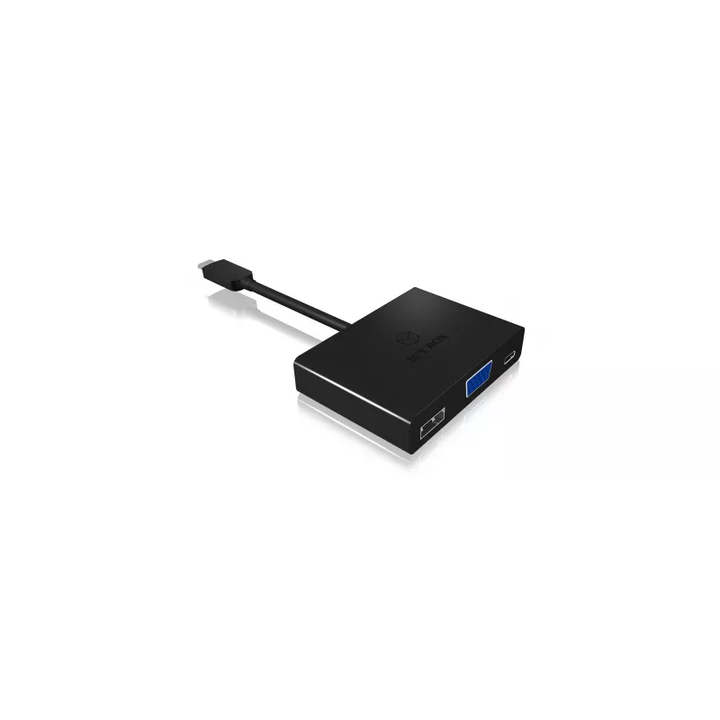 ICY BOX IB-DK4032-CPD USB-C uz VGA daudzportu adapteris