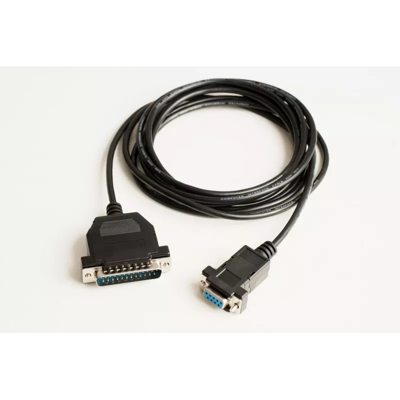 Microconnect IBM029B seriālais kabelis melns 3 m DB9 DB25