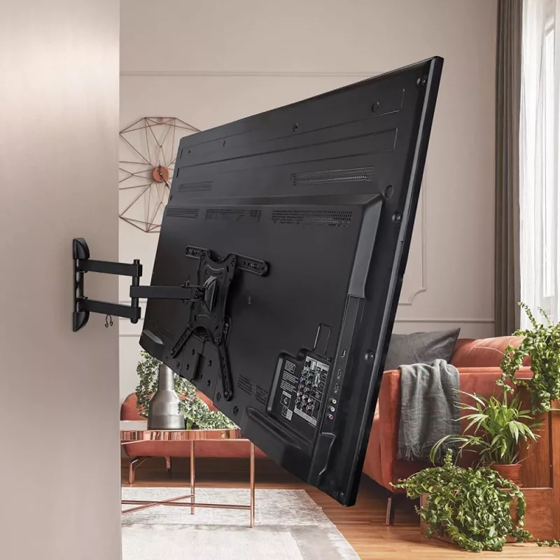 Techly 32-55 collu universāls LCD TV sienas stiprinājuma kronšteins melns