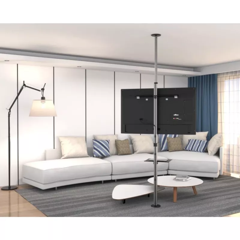 Techly ICA-TR32 TV stiprinājums/statīvs 177,8 cm (70 collu) Sudraba