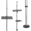 Techly ICA-TR32 TV stiprinājums/statīvs 177,8 cm (70 collu) Sudraba