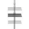 Techly ICA-TR32 TV stiprinājums/statīvs 177,8 cm (70 collu) Sudraba