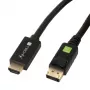 Techly Converter kabelis 1m DisplayPort to HDMI 1.2 4K ICOC DSP-H12-010