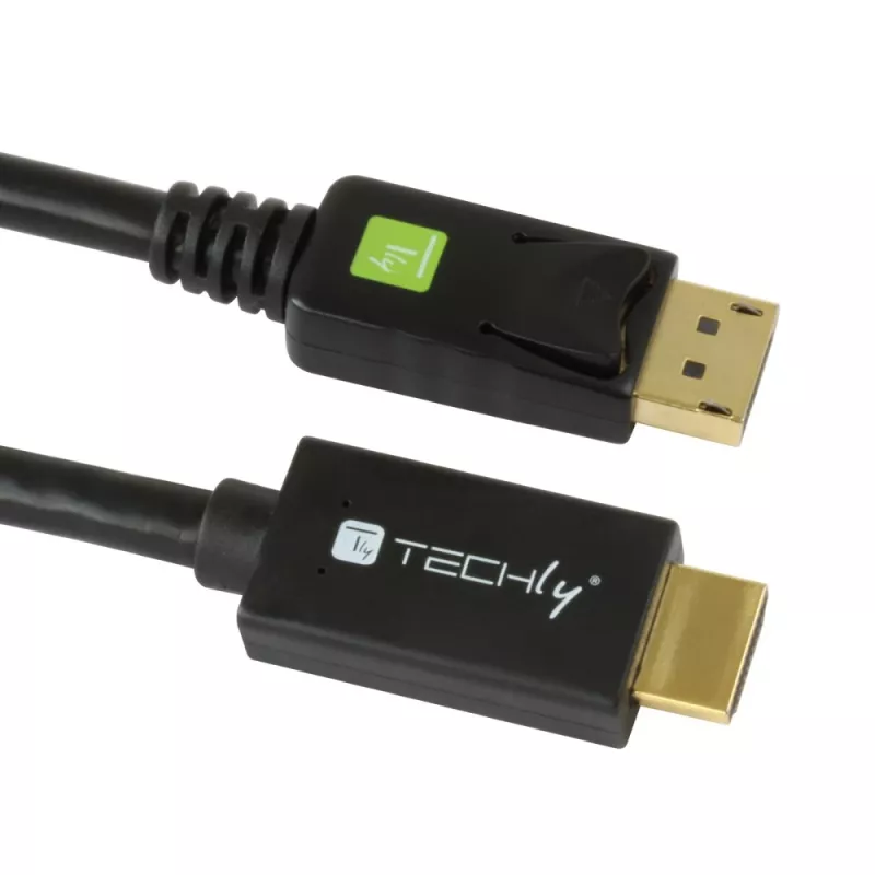 Techly Converter kabelis 1m DisplayPort to HDMI 1.2 4K ICOC DSP-H12-010