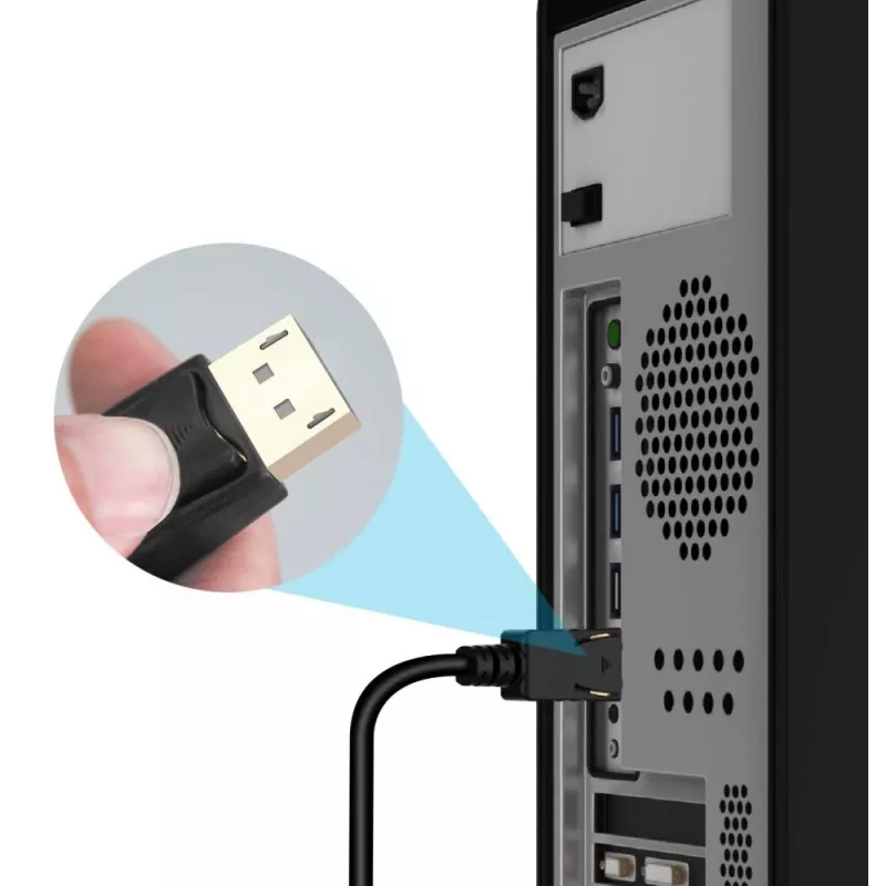 Techly Converter kabelis 2m DisplayPort to HDMI 1.2 4K ICOC DSP-H12-020