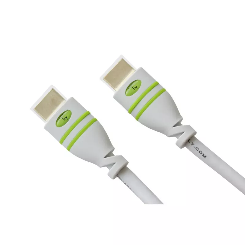 Techly 10m Ātrgaitas HDMI kabelis ar Ethernet A/A M/M Balts ICOC HDMI-4-100WH