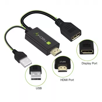 Video signālu pārveidotājs Techly ICOC HDMI-DP12A 4096x2160 120Hz