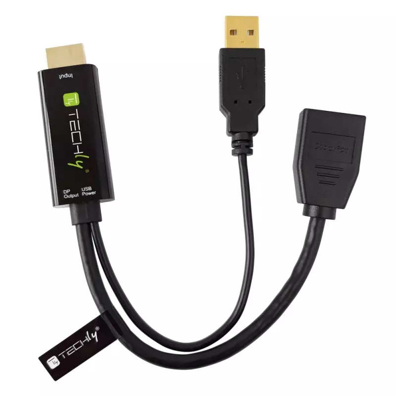 Video signālu pārveidotājs Techly ICOC HDMI-DP12A 4096x2160 120Hz