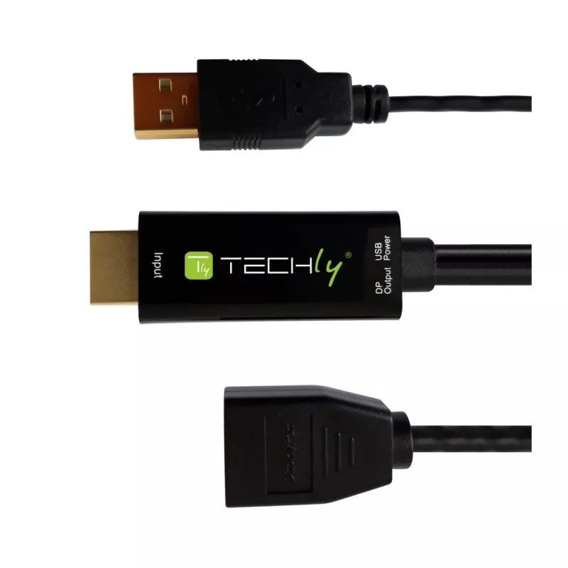 Video signālu pārveidotājs Techly ICOC HDMI-DP12A 4096x2160 120Hz
