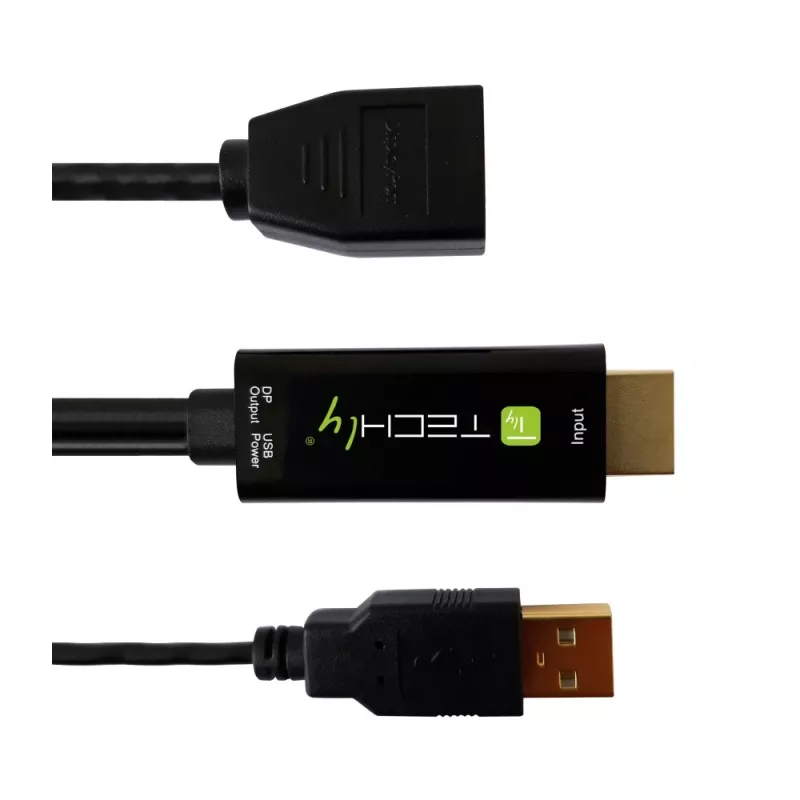 Video signālu pārveidotājs Techly ICOC HDMI-DP12A 4096x2160 120Hz