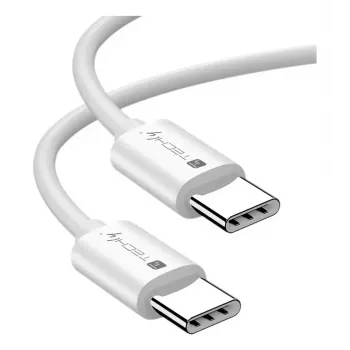 Techly ICOC-MU4-20G240W2 USB kabelis USB4 Gen 2x2 2 m USB C Balts