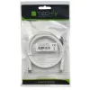 Techly ICOC-MU4-40G240W1 USB kabelis USB4 Gen 3x2 1 m USB C Balts