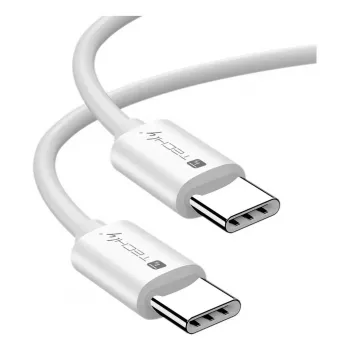 Techly ICOC-MU4-40G240W1 USB kabelis USB4 Gen 3x2 1 m USB C Balts