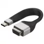 Techly ICOC-USBC-VGA video kabeļa adapteris 0.12 m USB Type-C VGA (D-Sub)