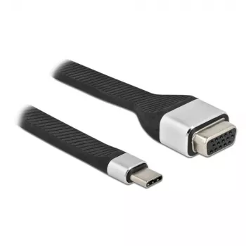 Techly ICOC-USBC-VGA video kabeļa adapteris 0.12 m USB Type-C VGA (D-Sub)