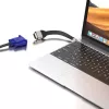Techly ICOC-USBC-VGA video kabeļa adapteris 0.12 m USB Type-C VGA (D-Sub)