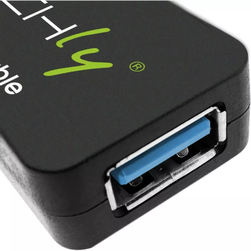Techly ICUR30100G USB kabelis USB 3.2 Gen 1 (3.1 Gen 1) 10 m USB A Melns