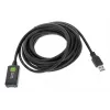 Techly ICUR3050G USB kabelis USB 3.2 Gen 1 (3.1 Gen 1) 5 m USB A Melns