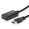 Techly ICUR3050G USB kabelis USB 3.2 Gen 1 (3.1 Gen 1) 5 m USB A Melns