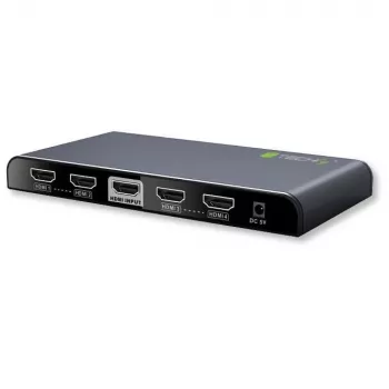 Techly sadalītājs HDMI 2.0 4K UHD 3D izeju, HDMI, 4x HDMI, 3840 x 2160 pikseļi, melns, 4K Ultra HD, 30 m
