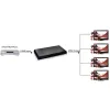 Techly sadalītājs HDMI 2.0 4K UHD 3D izeju, HDMI, 4x HDMI, 3840 x 2160 pikseļi, melns, 4K Ultra HD, 30 m