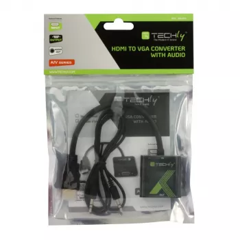 Techly kabelis Converter Adapter HDMI to VGA with Audio IDATA HDMI-VGA2A