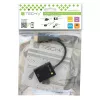 Techly kabeļa adapteris-pārveidotājs HDMI uz VGA ar Micro USB un audio IDATA HDMI-VGA2AU