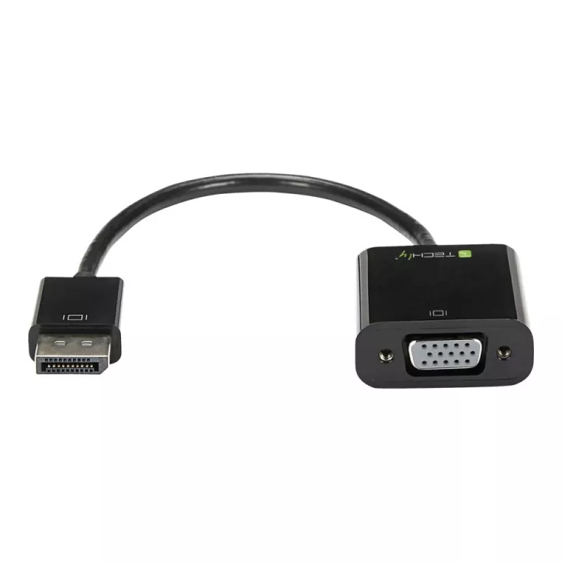 Techly kabeļa adapteris-pārveidotājs HDMI uz VGA ar Micro USB un audio IDATA HDMI-VGA2AU