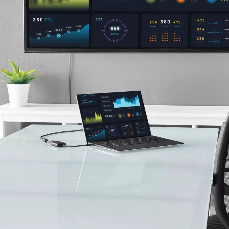 Techly kabeļa adapteris-pārveidotājs HDMI uz VGA ar Micro USB un audio IDATA HDMI-VGA2AU