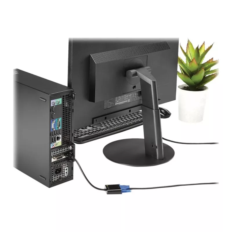 Techly kabeļa adapteris-pārveidotājs HDMI uz VGA ar Micro USB un audio IDATA HDMI-VGA2AU